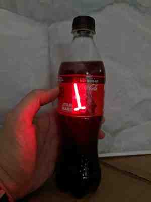 ????Coca Cola X Star Wars Singapore Exclusive Kylo Ren (Lights-up!) 500ml Bottle????