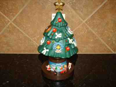 Coca Cola Rotating Musical Christmas Tree Santa Claus PolarBear Penguin Reindeer
