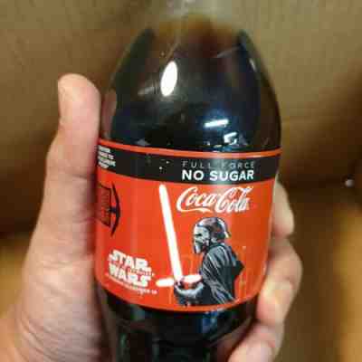 EXCLUSIVE STAR WARS LIGHT UP COCA COLA BOTTLE KYLO REN SINGAPORE LIMITED EDITION