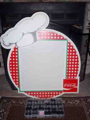 L@@K NOS Coca-Cola Menu Board w/letter kit!