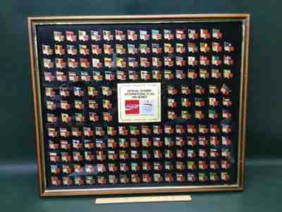 Coca Cola Official Olympic International Flag Pin Series 172 Pins 1992 Barcelona