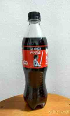???? Coca Cola Coke Star Wars Singapore Lights Up OLED Rey Bottle Limited ????