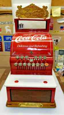 Vintage Rare National Model #711 Coca Cola Sign Cash Register