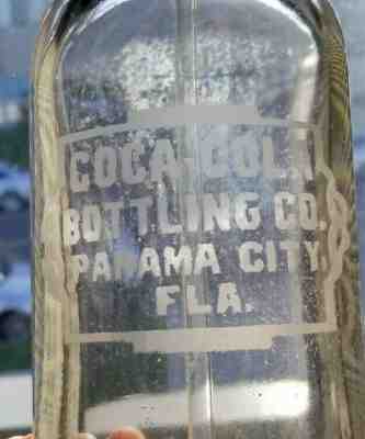 Coca Cola Seltzer Bottle Panama City Florida RARE!