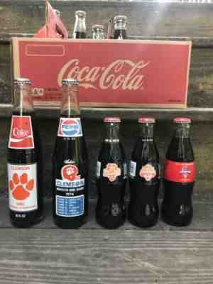 Coca Cola Clemson Tigers 2016 1974 1981.   And The 2New 2018 Champions Bottles.