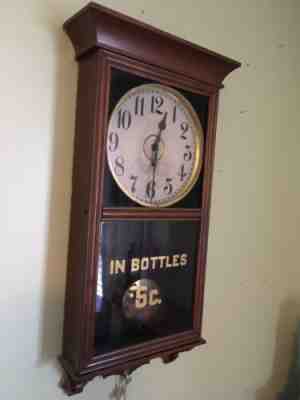 1916 Gilbert, Eight-day Movement Coca-Cola Clock. Original.  Hopkinsville, KY