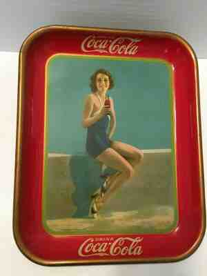 Original 1933 Coca-Cola Frances Dee Tray -Paramount Player by American Art Works
