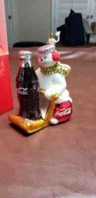 Coca Cola Polonaise Ornament Collection, New Old Stock.