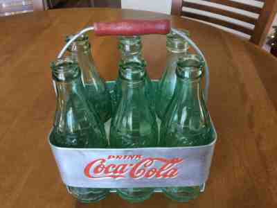 Aluminum Coca-Cola Six Pack Carrier Circa 1950's Great Looking Vintage Original.