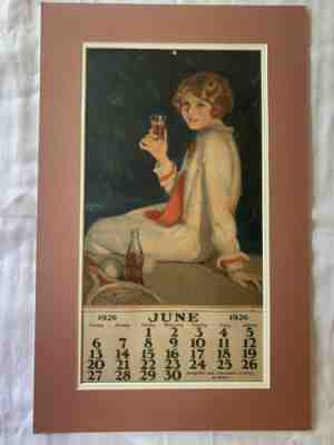 Coca-Cola Calendar 1926