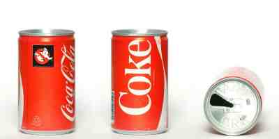 1983 Coca Cola can from Sweden, Ghostbusters