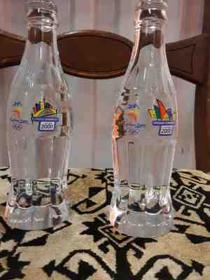 Coca Cola Bottle CRYSTAL Sydney 2000 OLYMPICS Opening Ceremony Limited Ed