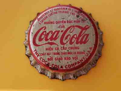 Coca Cola Indo-China Soda Bottle Cap Crown Coke Beer Old Super Rare 50s