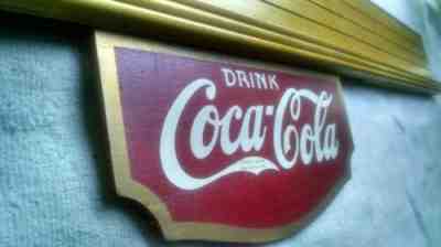  Coca Cola Sign " Kay Displays INC. Original, Nice Condition, 1930"s