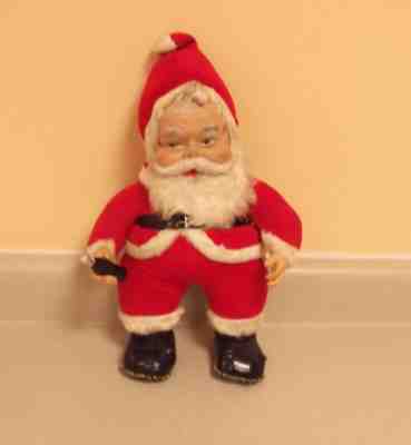 RARE COCA COLA SANTA 1957 RUSHTON BLACK BOOTS WITH BOTTLE