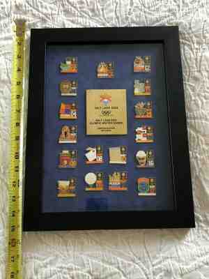 Salt Lake 2002 Olympic Winter Games LIMITED EDITION 0072 of 2002 daily pin set