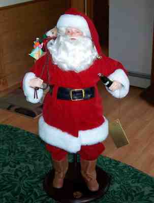 1994 FRANKLIN MINT COCA COLA SANTA HEIRLOOM COLLECTIBLE DOLL 