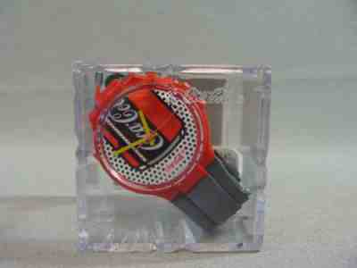 1980's MIB Coca Cola Swatch Watch  Ice Cube Case Coke Can Mens Red & Black