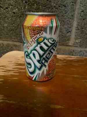 Sprite Tropical Remix Soda Can Rare Bottom Opened Empty (Make an offer)