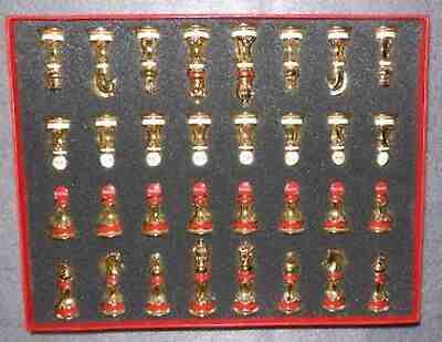FRANKLIN MINT COCA-COLA STAINED GLASS CHESS GAME SET 24K GOLD PLATED - RARE FIND