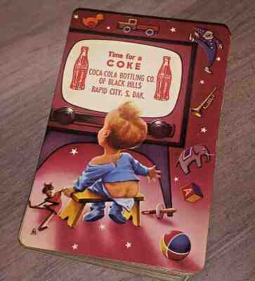 Vintage Coca Cola Playing Cards - Black Hills Bottling - Babies with Captions 