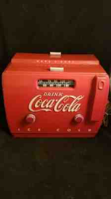 COCA COLA 1949 Vintage Bakelite Tube Radio Vintage Original Works/Plays Great 27