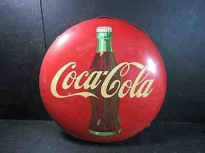 NobleSpirit No Reserve Magnificent Vintage Metal Coca-Cola Sign