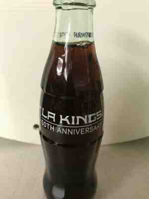 Coca Cola Bottle LA Kings 50 Years 8oz Commemorative Hard-to-Find!! 