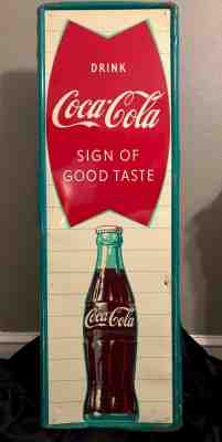 Vintage Coca Cola Coke Soda Robertson Made In The U.S.A 1-60  Sign of Good Taste