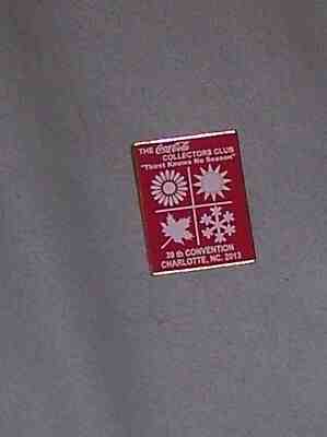 THE COCA - COLA COLLECTORS CLUB CONVENTION 2013 CHARLOTTE NORTH CAROLINA PIN
