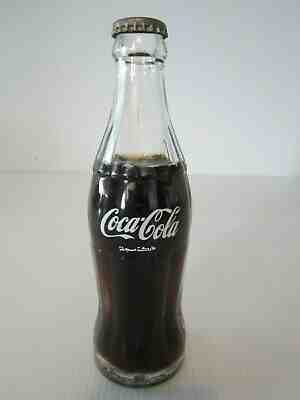 Vintage/Antique Coke Coca-Cola 8Oz Glass Bottle With Arabic Script Airplane Cap