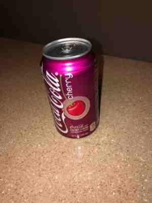 Empty Unopened Factory New Cherry Coke Can 