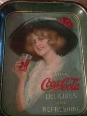 Vintage Coca Cola Tray 1913 Original