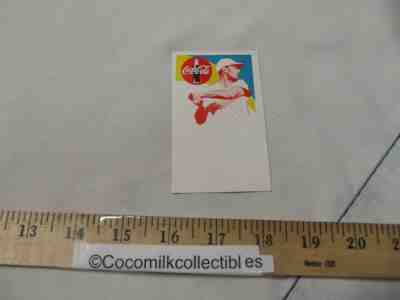 Rare 1950's Ted Williams Boston Red Sox Coca Cola Advertising Card Baseball Coke
