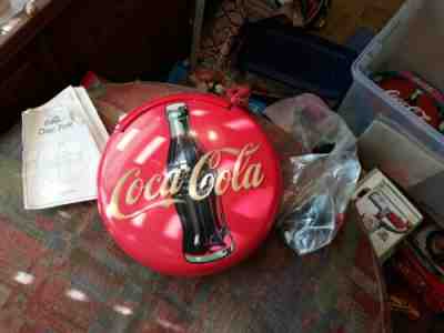 1995 Coca Cola Disc Telephone Blinking Neon Lights Musical Ringer Redial