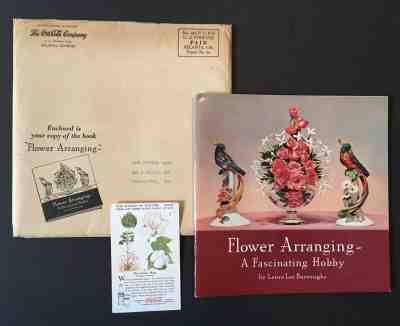 1940 Coca Cola Book & Envelope Flower Arranging Burroughs & Nature card Gender