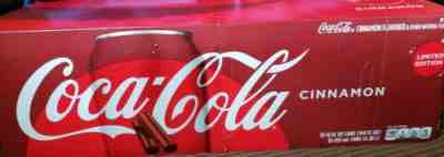 12 Pack 12 OZ Cans COCA COLA CINNAMON Flavored 2019 LIMITED EDITION New