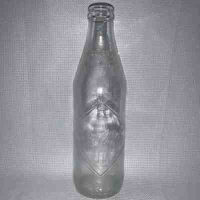 Vintage glass bottle Soda Bottle Coca-Cola COKE straight side 10 oz. Diamond