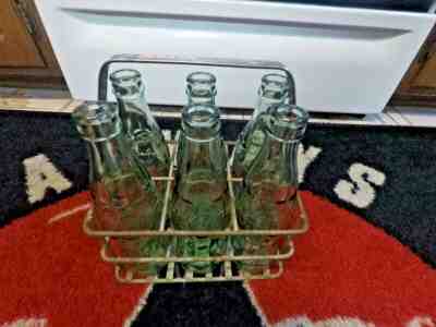VERY RARE AND UNIQUE  PROP OF OKLA COCA COLA BOTT CO. 6 PACK CARRIER METAL WIRE