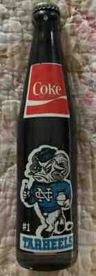 1981-82 UNC TARHEELS National Championship Coke Bottle M. JORDAN, DEAN SMITH