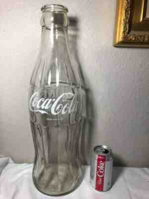 Super Rare! HUGE 20" Tall Coca Cola Coke Promotional Advertising Soda Pop Bottle