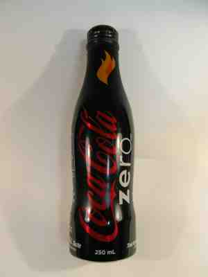 Coca Cola Zero 2010 Vancouver Winter Olympics Torch Relay Aluminum Bottle   FULL