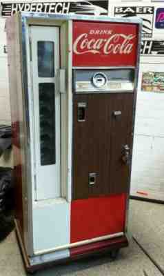 vintage cavalier  coke bottle machine with 2 cases of unopened bottles