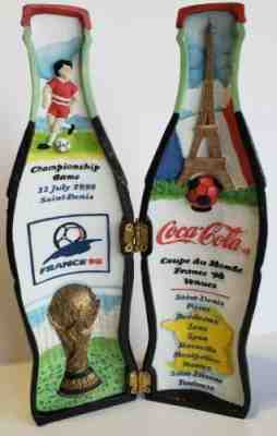 Vtg. RARE #1837/2000 Coke Bottle 1998 France Fifa World Cup Championship Game...