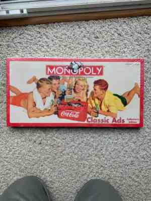 Coca Cola MONOPOLY Classic Ads Collector’s Edition 70th Anniversary Game 2005