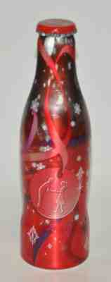 Russia / Russian Coca-Cola RARE xmas 2007 Alu Aluminium bottle (empty with dents