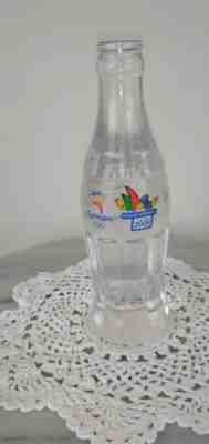COKE COCA COLA SOLID GLASS CRYSTAL SYDNEY 2000 OLYMPICS BOTTLE 