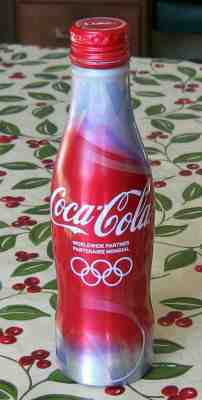 COKE COCA-COLA VANCOUVER 2010 OLYMPIC WINTER GAMES 250ml ALUMINUM SODA BOTTLE