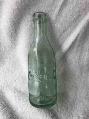 Rare Aqua Straight Side Coca Cola Script Bottle Huntsville, Alabama ALA AL
