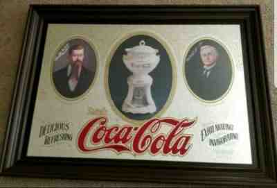 Vintage Collectible rare Coca Cola Founders Mirror 1st edition Limited 1977